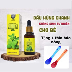 Combo 2 Dầu Húng chanh minion trị ho, đờm, khò khè và tăng đề kháng cho bé (Tặng kèm thìa ăn dặm báo nóng)