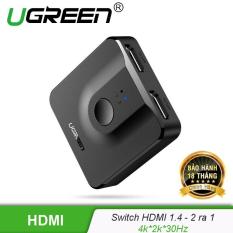 Bộ Switch HDMI 2 ra 1 (tương thích ngược 1 ra 2) chuẩn 1.4 UGREEN CM217 50966