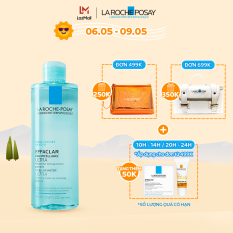 Nước làm sạch sâu và tẩy trang dành cho da mụn, da dầu nhạy cảm La Roche-Posay Effaclar Micellar Water 400ml