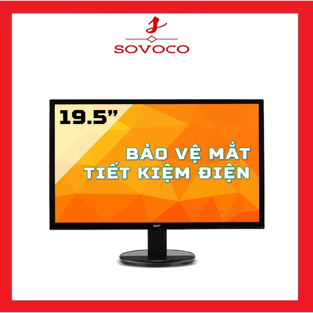 Màn hình Acer K202HQL (19.5 inch/HD+/LED/VGA/TN/60Hz/250 cd/m²/5ms)