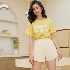 EDINI – Quần Short Nữ Lưng Cao 4 Màu S137 – S140