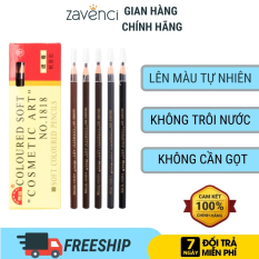 Chì xé kẻ zavenci, #5 màu tự chọn, ngòi cứng, chống trôi nước, giữ lâu trên da, màu sắc tự nhiên NO.1818