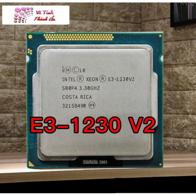 CPU xeon e3 1230 v2 tương đương i7 3770 -Tặng keo tản nhiệt