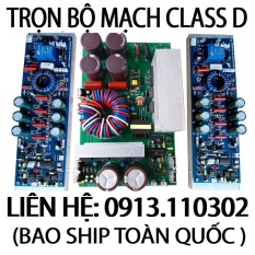 TRỌN BỘ MẠCH CLASS D 8 MOSFET PA 6000