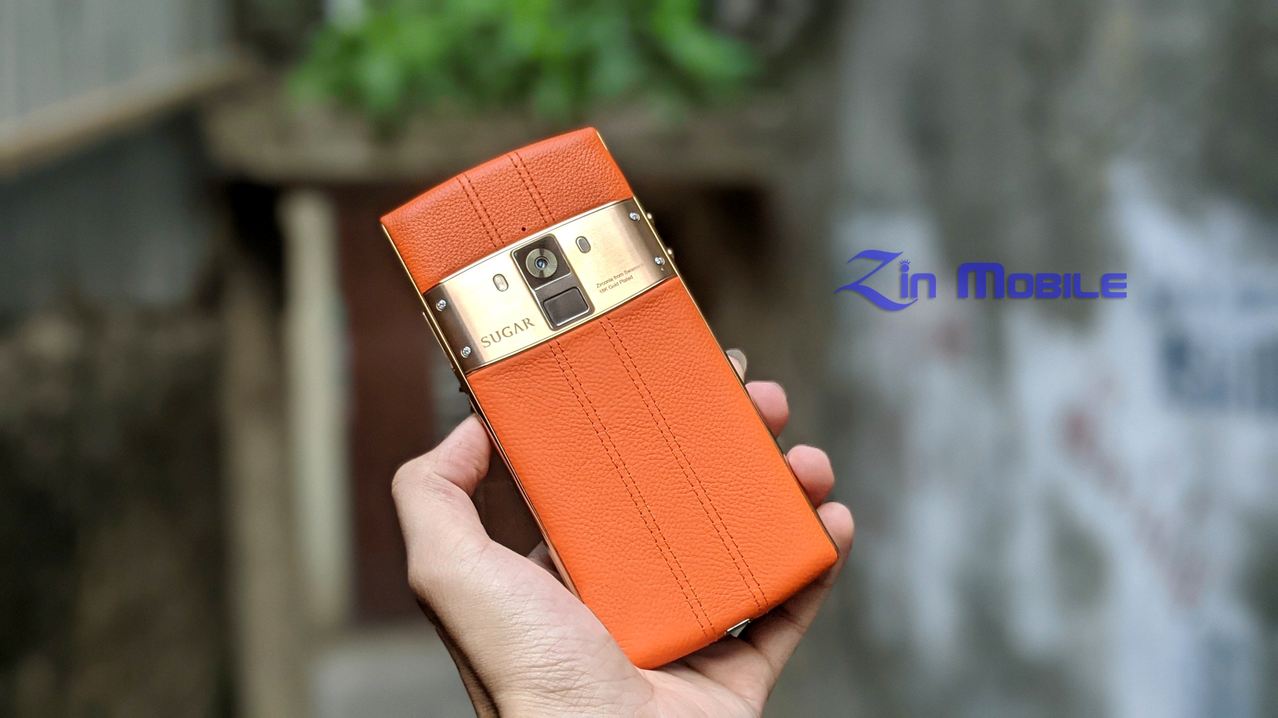 Điện thoại Sugar S30 Dual SIM/ Thương hiệu Pháp - Sang trọng, Lưng Da, mạ vàng 18K tại Zinmobile