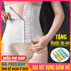 Đai Nịch Bụng Sau Sinh Giảm Vòng Eo, Về Dáng Nhanh, Chống Cuộn, Eo Săn Chắc – Đai Nịt Bụng, Dai Nit Bung, Ghen Nit Bụng, Ren Nịt Bụng, Đai Nâng Bụng, Đai Nịch Bủng Giảm Mỡ, Nịt Bụng Sau Sinh – Gen Bụng Cài Khuy Tặng Thước Đo