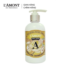 Sữa dưỡng thể Almond (hương hạnh nhân) & Olive Whitening Body Lotion 250ml – L’amont En Provence