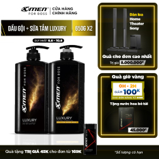Combo Dầu gội nước hoa X-Men for Boss Luxury 650g + Sữa tắm nước hoa X-Men for Boss Luxury 650g