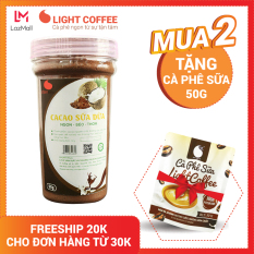 [MUA 2 TẶNG CÀ PHÊ SỮA] Bột cacao sữa dừa GreenD Food – Hũ 90gr