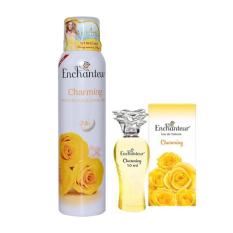 Combo Xịt Khử Mùi Enchanteur Charming 150ml+ Nước hoa 10ml