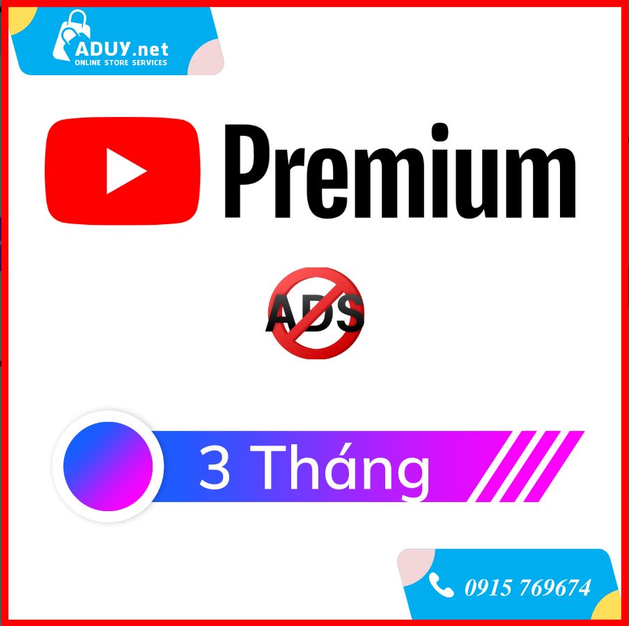 Tài khoản Youtube Premium - Xem Youtube Không Quảng Cáo