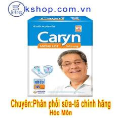 Miếng lót bổ sung Caryn 18 miếng thiết kế màng đáy dạng vải siêu thoáng khí vách chống trào kép siêu mềm