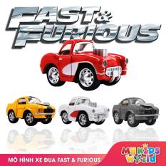 Ô tô mô hình tỷ lệ 1:36 xe đua Fast&Furious bánh đà chất liệu hợp kim đồ chơi an toàn cho bé, o to mo hinh xe dua Fast@Furious banh da do choi an toan cho be