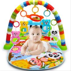 Thảm Nhạc Piano Có Đồ Chơi Cho Bé Yêu Vải may từ vải có độ thoáng khí cao dễ giặt, đệm dày chắc chắn