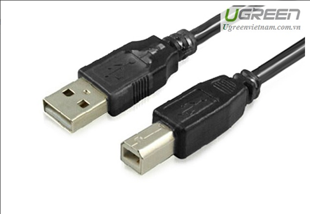 Cáp máy in USB Ugreen US122 có IC khuếch đại chính hãng