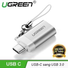 UGREEN Type C to USB 3.0 Đầu chuyển USB C OTG sang USB 3.0 dùng cho Chromebook Macbook Huawei P9 /P10/P20/Mate 9/Mate 10 Samsung S8 Xiaomi 4C Nexus 5X 6P LG G5 – Ugreen US 50284 – Bạc