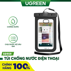 Túi đựng điện thoại chống nước tiêu chuẩn IPX 8 độ sâu 10m trong suốt cho màn hình từ 4 đến 6.5 inch UGREEN 60959 50919 – Hãng phân phối chính thức