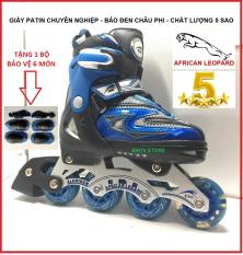 (X-GAME) Giầy Patin Chuyên Nghiệp AFRICAN LEOPARD, Chất Lượng 5 Sao, Ko Đẹp, Ko Chất, Ko Xịn, Ko Lấy Tiền, Tặng Bảo Vệ