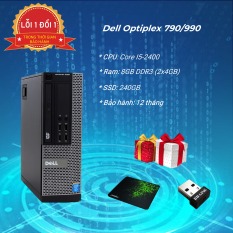 máy tính văn phòng Dell Optiplex 790/990 core i5 2400, ram 8GB , SSD 240GB