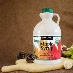 Si rô cây phong hữu cơ 1 Lít (Maple Syrup) – Kirkland