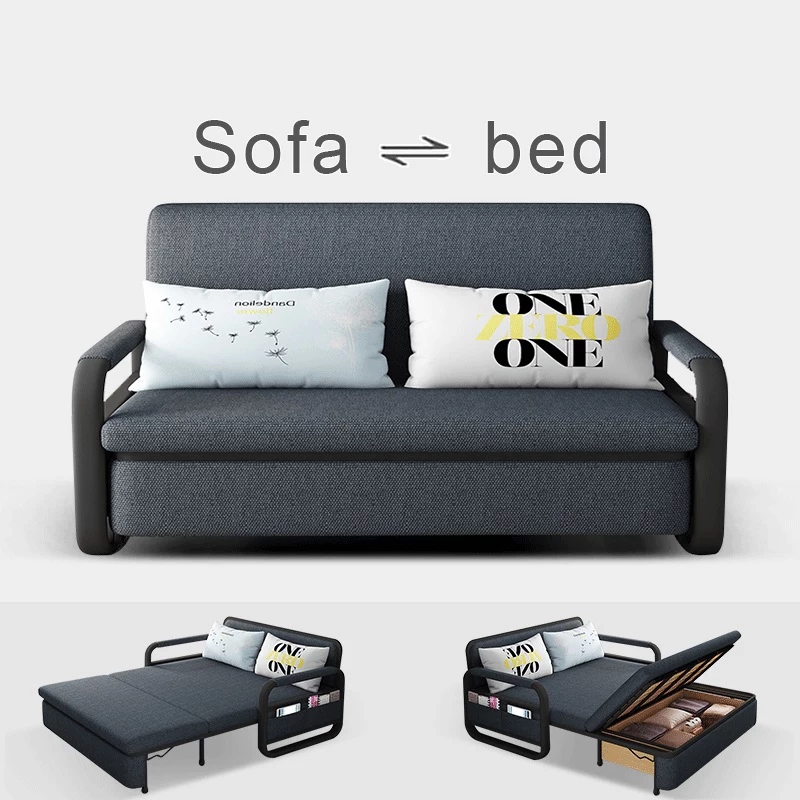 Giường ngủ gấp gọn kiêm ghế sofa-Ghế Sofa giường thông minh phong cách hiện đại-Giường ngủ gấp gọn thành ghế...