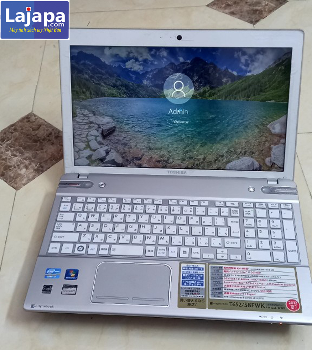 【TOSHIBA】Satellite P850/ P750 (dynabook T552) Corel i5-3210M, hoặc i7-2630QM /i7-3610QM LAJAPA Máy tính xách tay Nhật Laptop Nhật Bản Siêu...