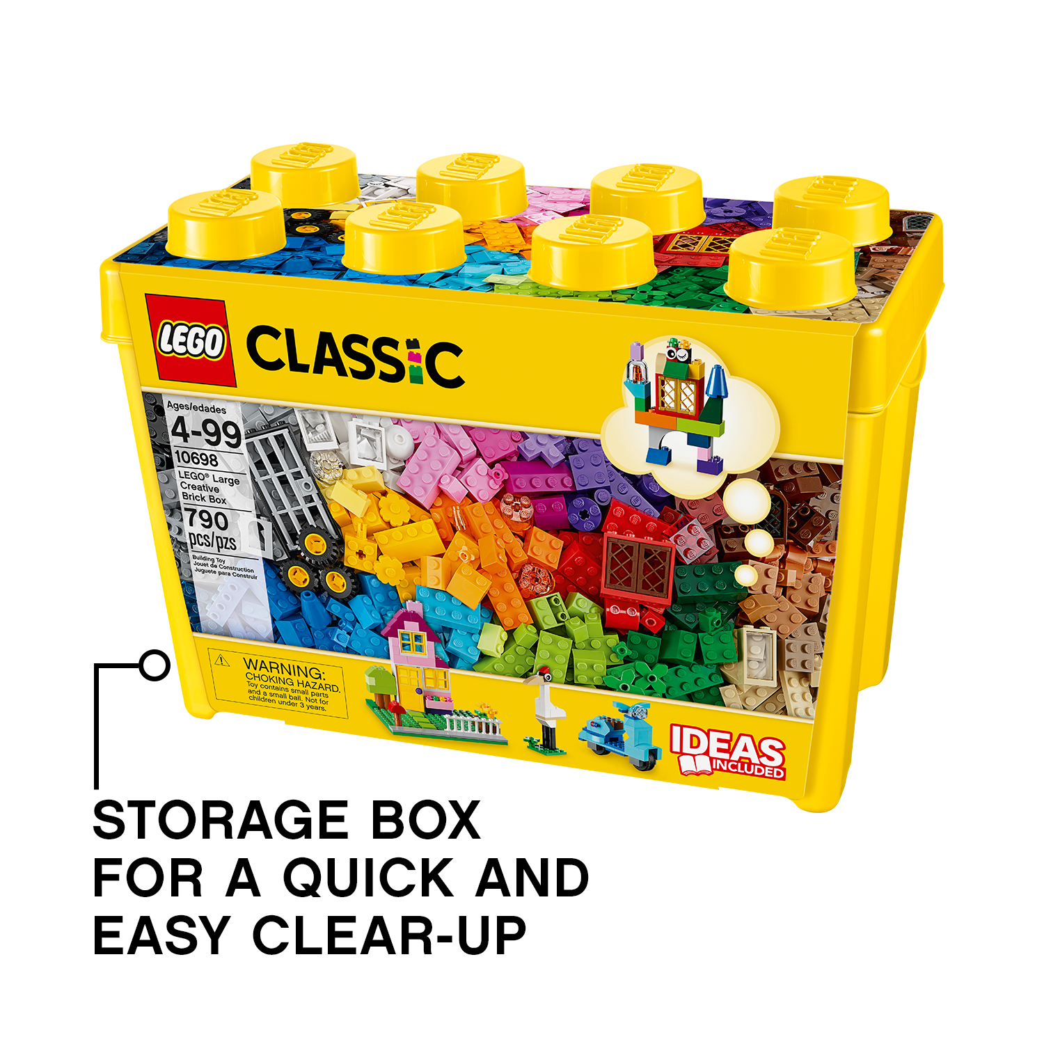 LEGO CLASSIC 10698 Thùng Gạch Lớn Classic Sáng Tạo ( 790 Chi tiết) Đồ chơi lắp ráp sáng tạo -...