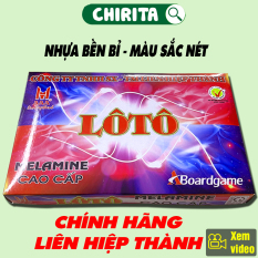 Trò Chơi Giải Trí – Bộ Cờ Lô Tô Cao Câp LIÊN HIỆP THÀNH 90 Số, Boardgame – Bộ Cờ Lô Tô Giấy, Bộ Đồ Chơi Cờ Lô Tô, Đồ Chơi Gia Đình CHIRITA