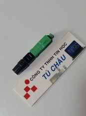 Đầu nối quang SC / APC (Fast Connector – Rệp cáp quang) (GIÁ BÁN 1 ĐẦU) (Màu Xanh lá)