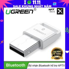 USB Bluetooth 4.1 CSR hỗ trợ Aptx dùng cho máy tính để bàn hoặc laptop UGREEN US192 30443 – Hãng phân phối chính thức