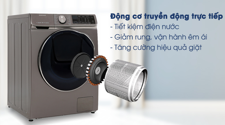 Máy giặt sấy inverter add wash Samsung Addwash 10.5kg (WD10N64FR2X/SV) - - Liên Hệ Hotline Samsung 1800588889 để được hỗ...