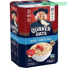 Yến Mạch Quaker Oats Quick 1 Minutie Cán Vỡ 1kg