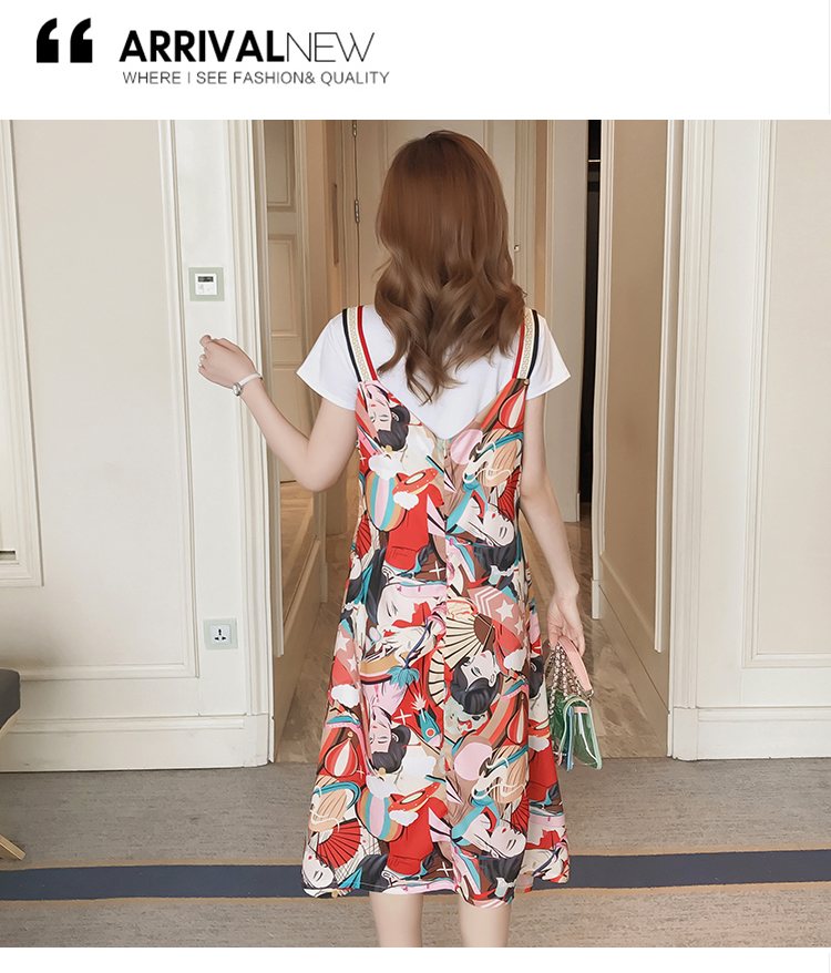 Váy bầu đẹp Mimoka MM15 đầm bầu dễ thương đẹp cho mẹ trẻ chất mát mịn hai dây kiểu dáng...