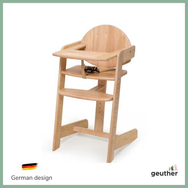 Ghế ăn dặm bằng gỗ tự nhiên cao cấp - Filou - Geuther Germany