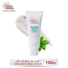 Tẩy tế bào chết da bùn khoán núi lửa giúp loại bỏ bụi bẩn da chết, diệt khuẩn hiệu quả Hara White Volcanic Mud Scrub (100ml)