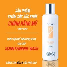 Dung dịch vệ sinh phụ nữ Scion Feminine Wash 200ml – Làm hồng se khít – Nước rửa phụ khoa