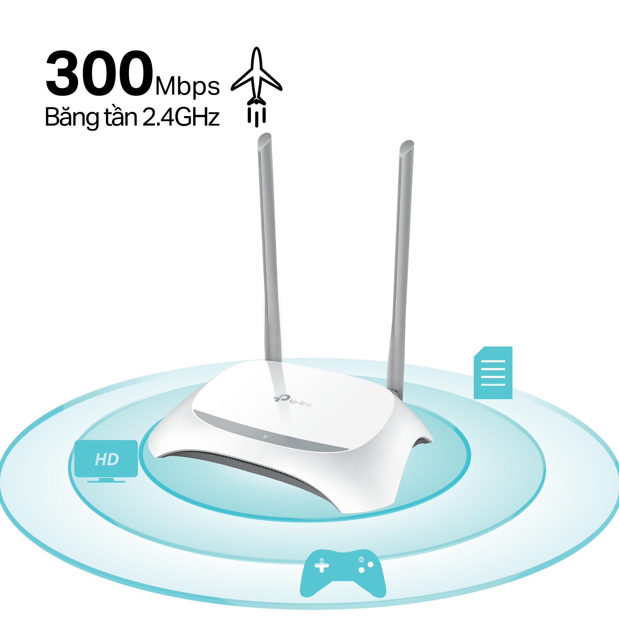Bộ Phát Wifi TP-Link TL-WR840N Chuẩn N 300Mbps - Hãng phân phối chính thức