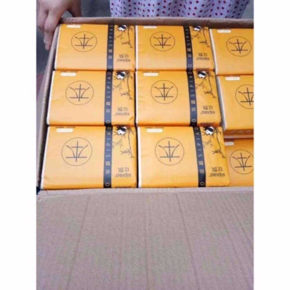 Một thùng giấy ăn gấu trúc Sipiao ( 27 gói to ) - Nhập khẩu loại 1