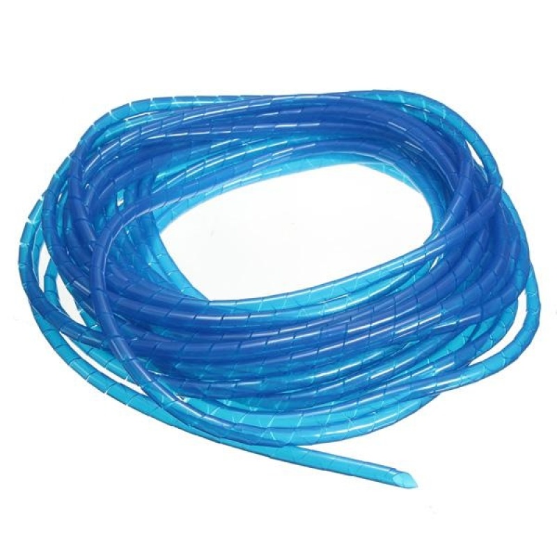 Bảng giá Mua 10 meters Spiral Tube Flexible Cord PC Home Cinema Cable Wire
Organizer Wrap Management blue - intl