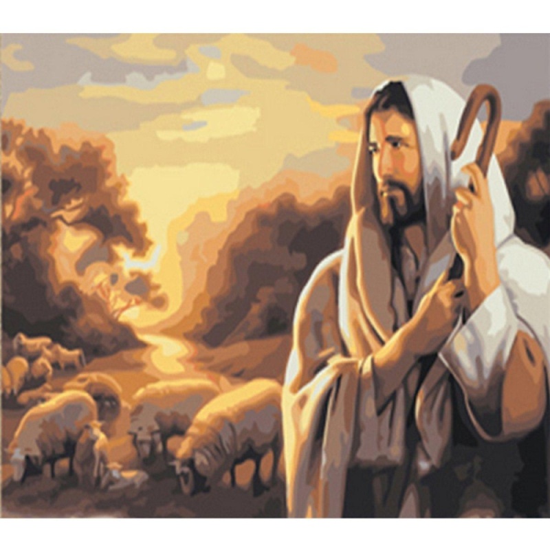 Mua 16X20'' DIY God's Love Digital Acrylic Oil Painting By Number Kits Canvas Crafts - intl
