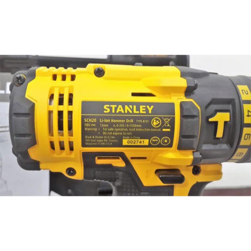Hình ảnh 18V Máy khoan vặn vít động lực dùng pin Stanley SCH20C2