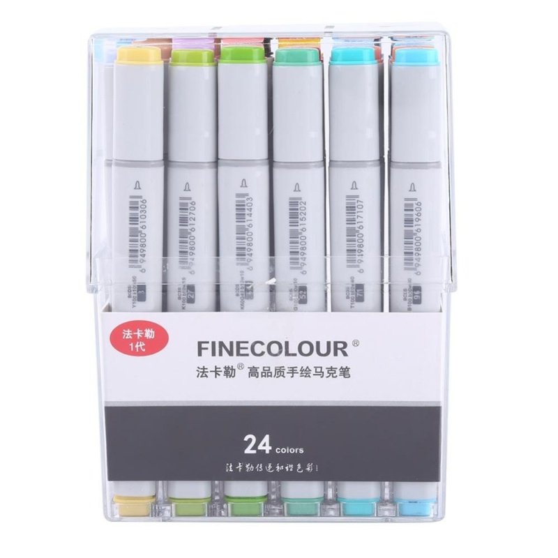 Mua 24 Colors Art Dual Tips Marker Pens Broad Fine Point Painting
Highlighting Tool - intl