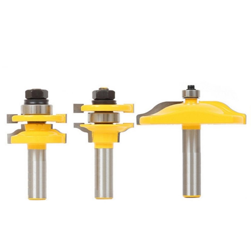 3 Bit Raised Panel Cabinet Door Router Bit Set 1/2 Inch Milling
Cutter - intl