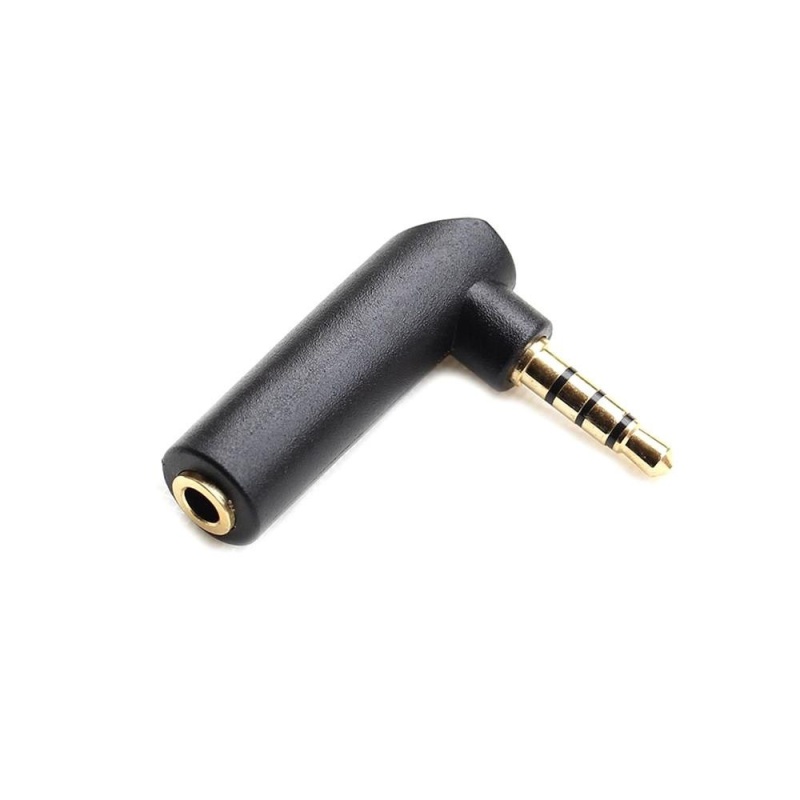 Bảng giá 3.5mm Male to Female 90Degree Right Angled Adapter Audio Microphone Jack - intl