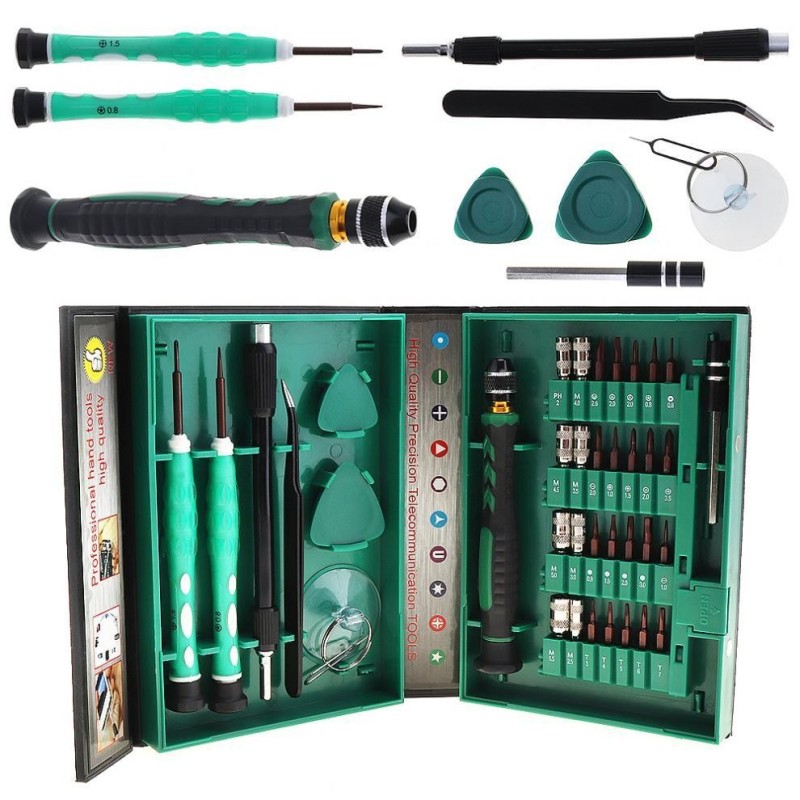38 in 1 Precision Screwdriver with Disassemble Tool and Storage Box for Mobile Phone / Laptop Repair - intl