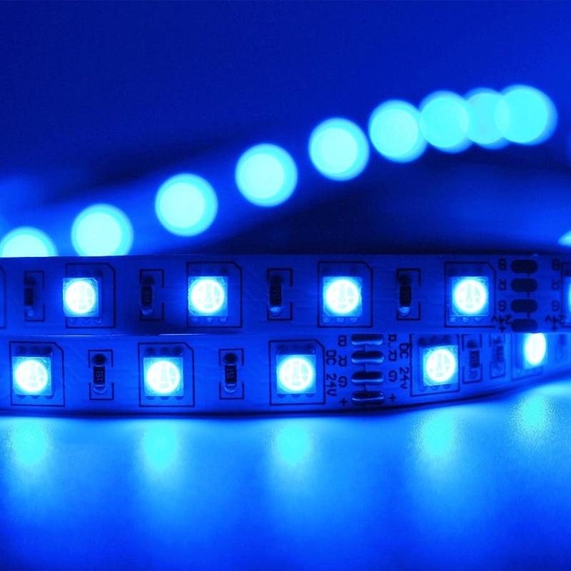 Bảng giá 5M RGB 5050 Waterproof LED Strip light SMD 44 Key Remote 12V Power UK - intl