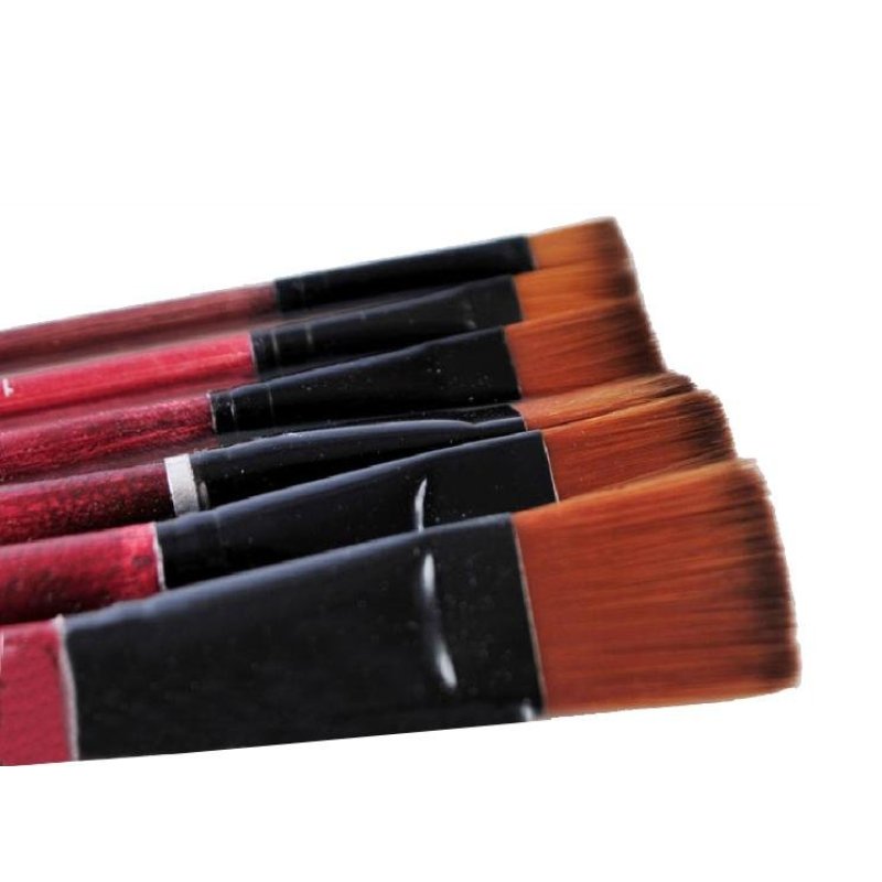 Mua 6 Brown Nylon Paint Brushes Art Artist Supplies - intl