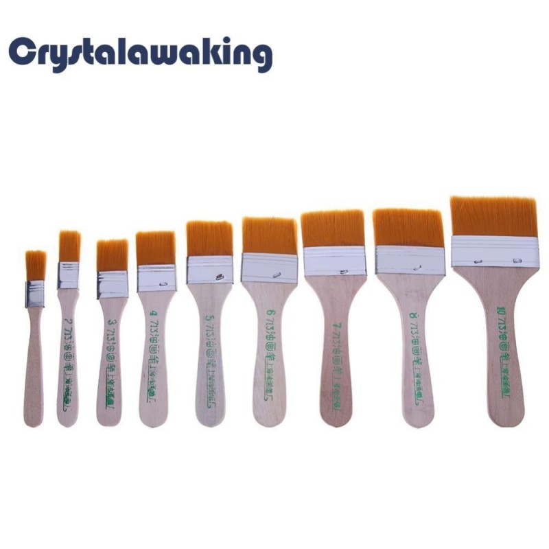 Mua 9pcs Artist Paint Brushes Cleaning Brush Varnish Bristle Brushes - intl