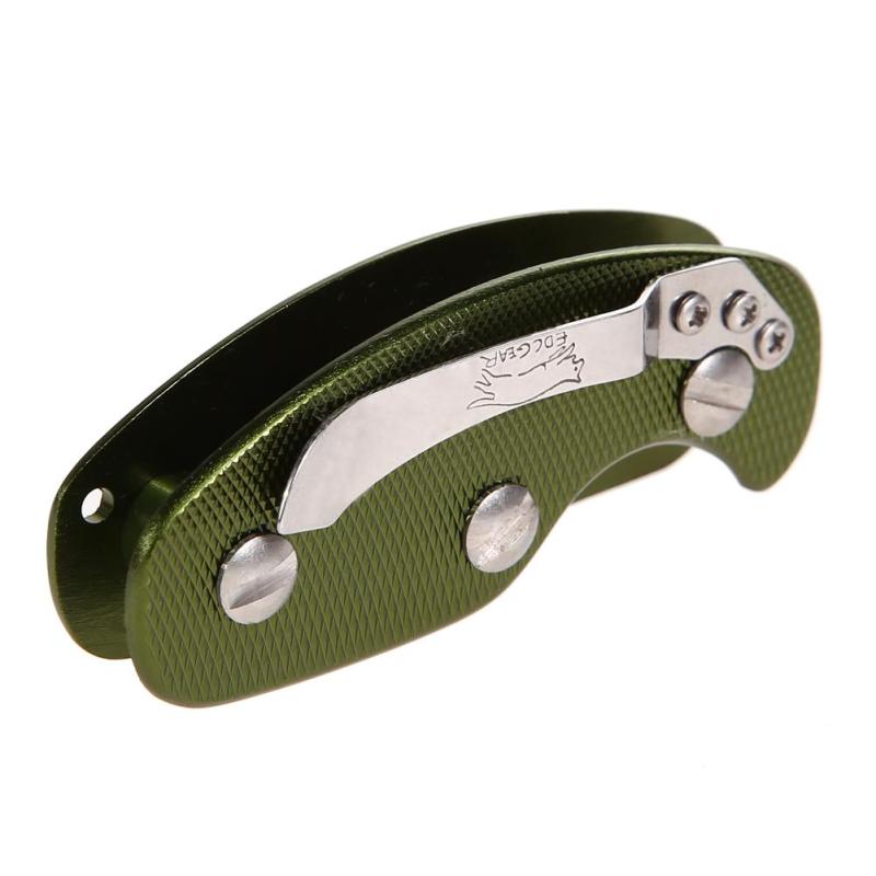 Aluminum Key Organizer Clip Folder Keyring Case EDC Pocket Tool
Green (Intl)