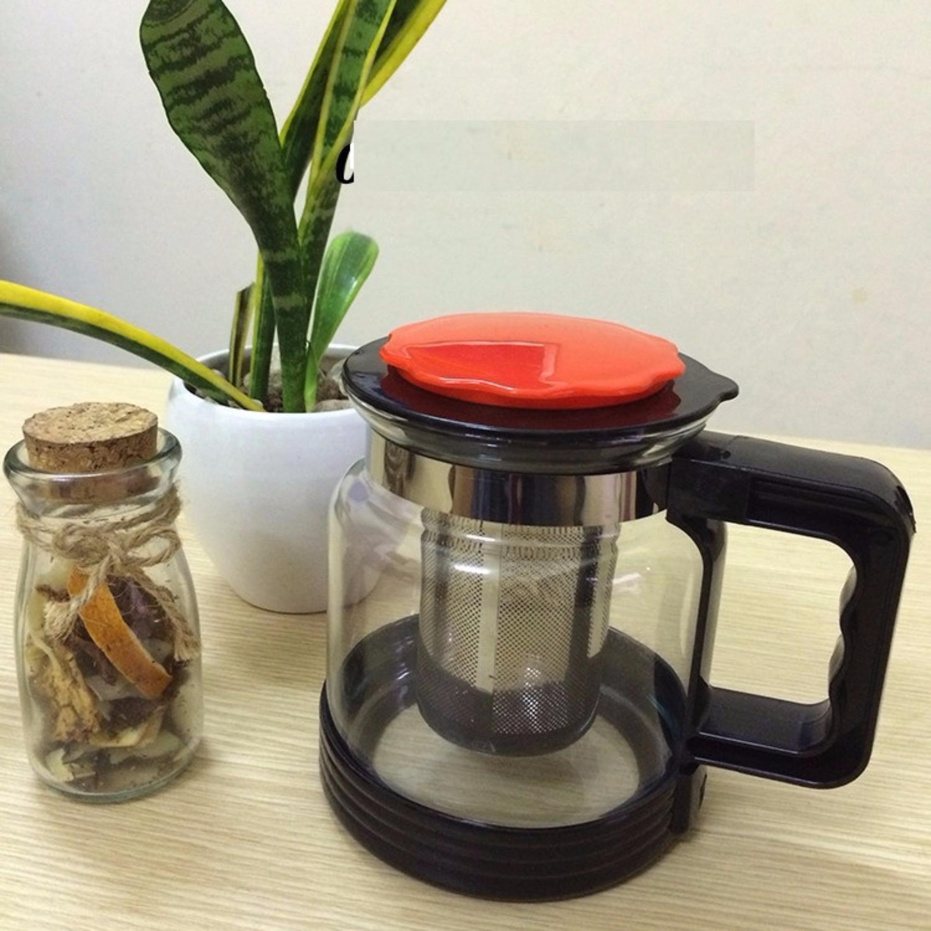 Ấm pha trà, cafe Glass TeaPot cao cấp 750ml Vega365 - [SIÊU GIẢM GIÁ 2 NGÀY CUỐI]